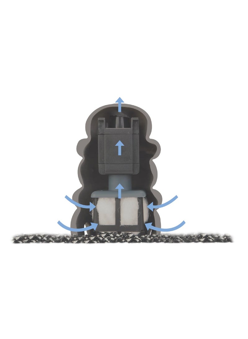 أيه أيه حوض أسماك ديكو أو ميني - إضاءة LED RGB سوداء مع تحكم باللمس 10 لتر - Image 5